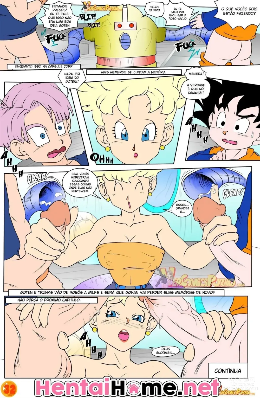 Page 65 of doujinshi Milk Milk 1,  2 e 3 Gohan Chichi Bulma