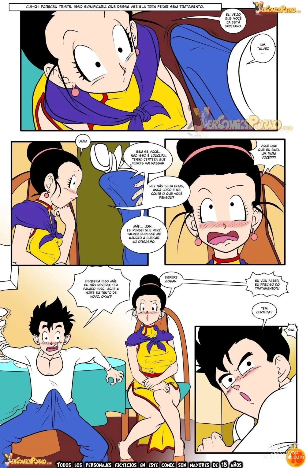 Page 8 of doujinshi Milk Milk 1,  2 e 3 Gohan Chichi Bulma