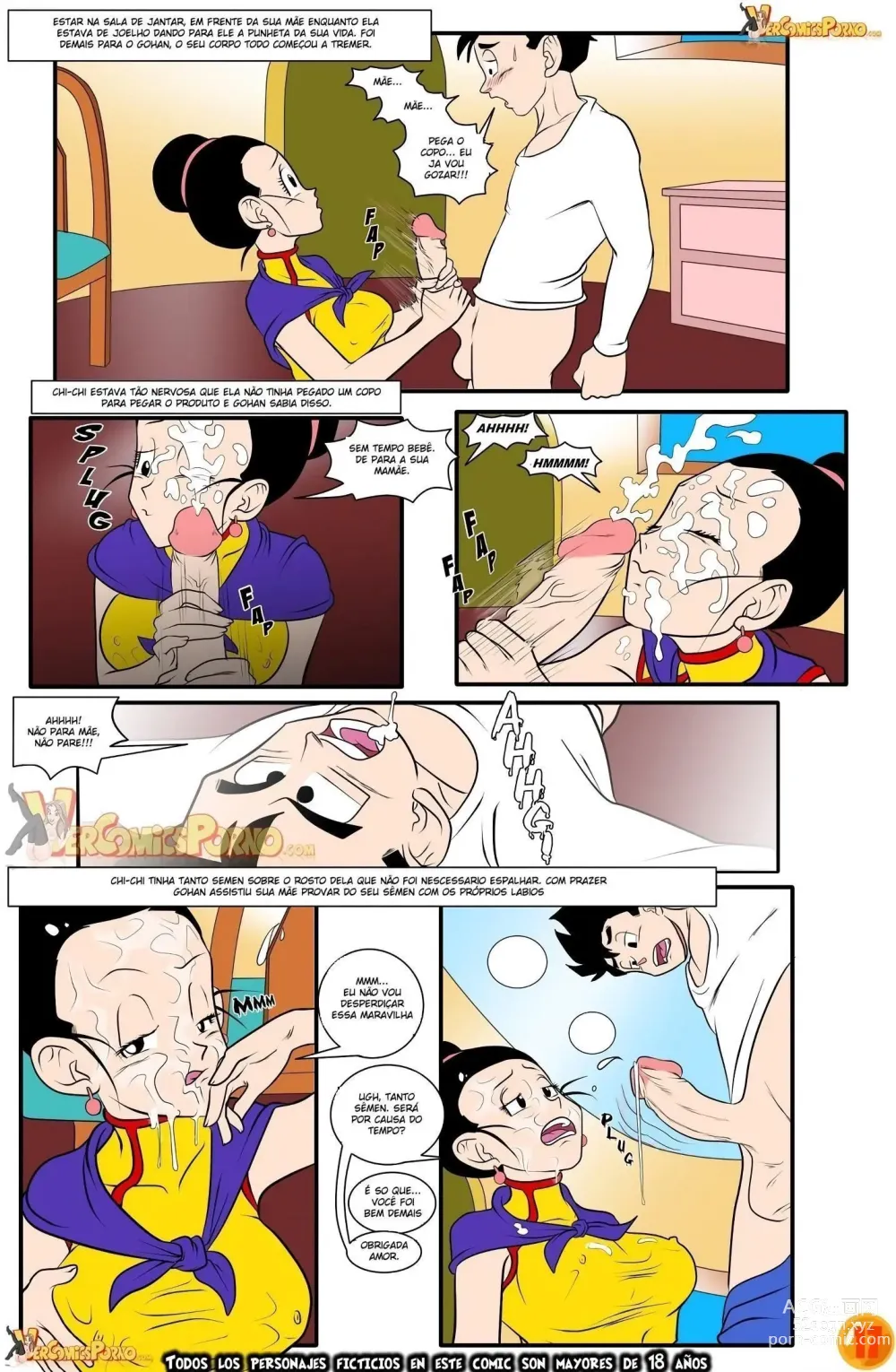 Page 10 of doujinshi Milk Milk 1,  2 e 3 Gohan Chichi Bulma