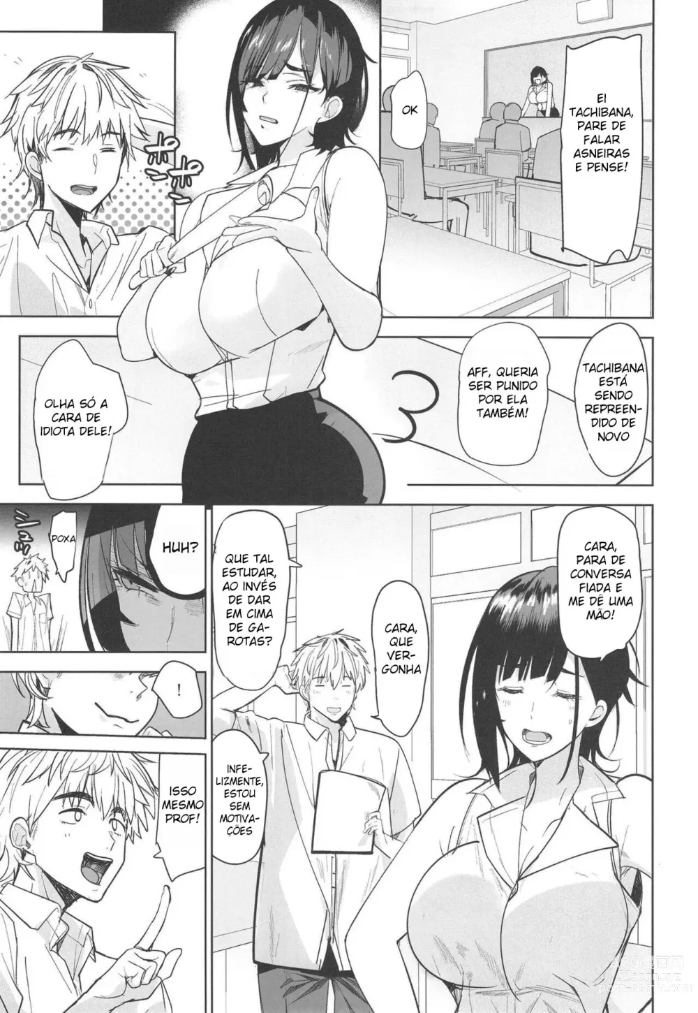 Page 4 of doujinshi Tsuyoki na Tannin Kyoushi Otoshite Mita