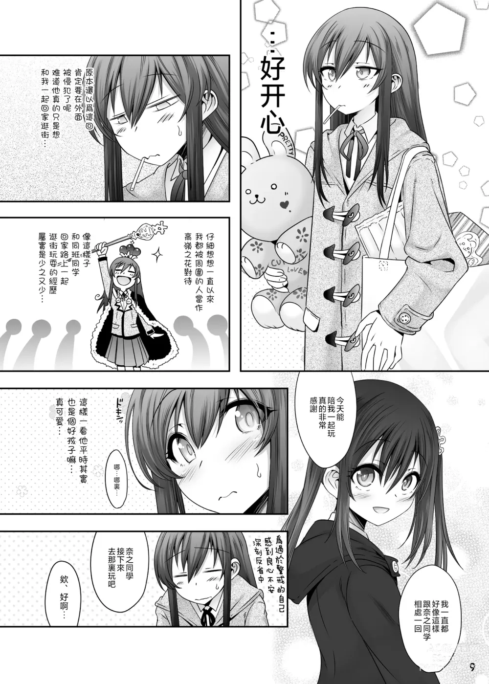 Page 8 of doujinshi Princess Taker Danshikou no Joou wa Kyou mo Oujo no Kyokon ni Nakasareru