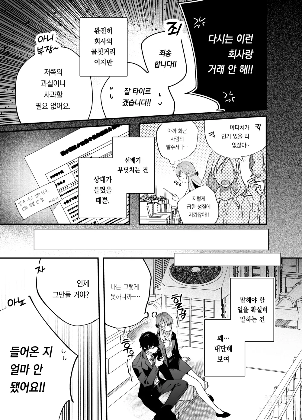 Page 6 of doujinshi 한계사축OL은 아다치 선배에게 빠졌습니다.