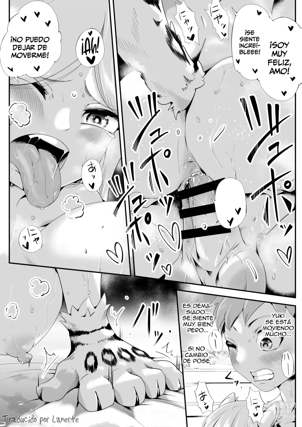 Page 27 of doujinshi Kemokemo Loli Kyonyuu Maid Anata no Yuki-chan Dekiaiki~