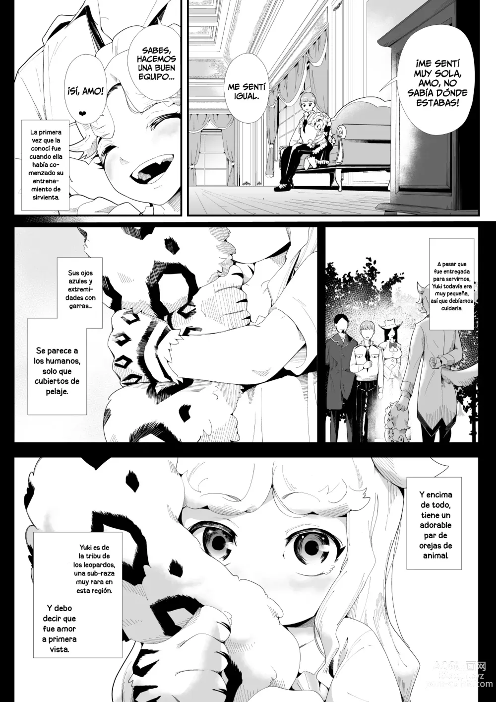 Page 5 of doujinshi Kemokemo Loli Kyonyuu Maid Anata no Yuki-chan Dekiaiki~