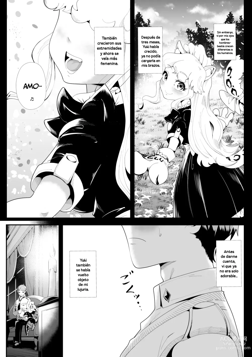 Page 7 of doujinshi Kemokemo Loli Kyonyuu Maid Anata no Yuki-chan Dekiaiki~