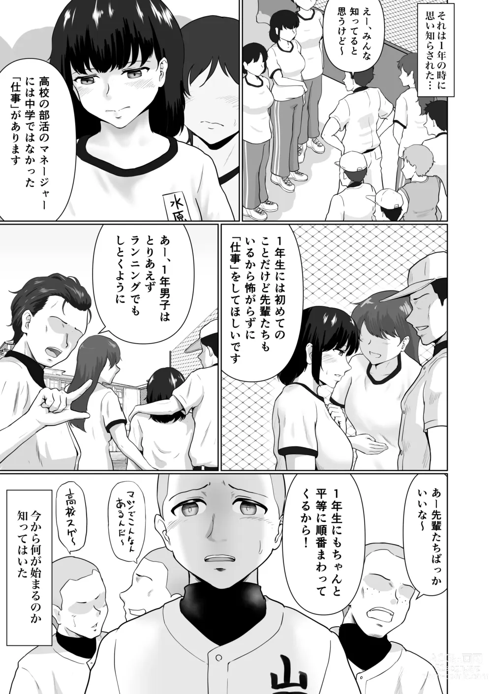 Page 6 of doujinshi Sore wa Manager no Oshigoto?