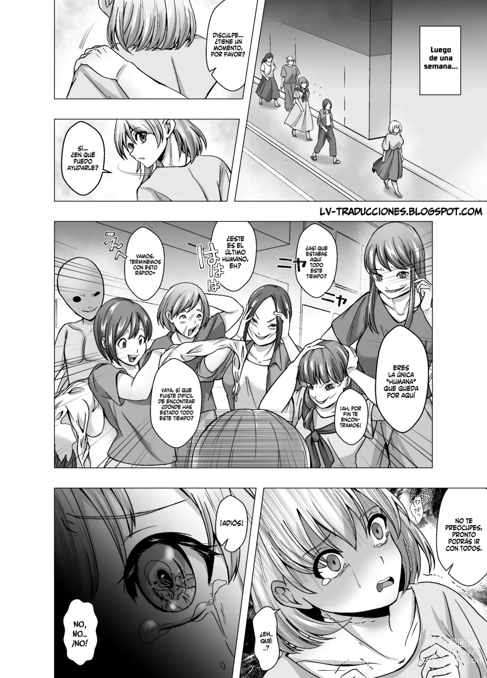 Page 26 of doujinshi Invasión de los Aliens roba pieles