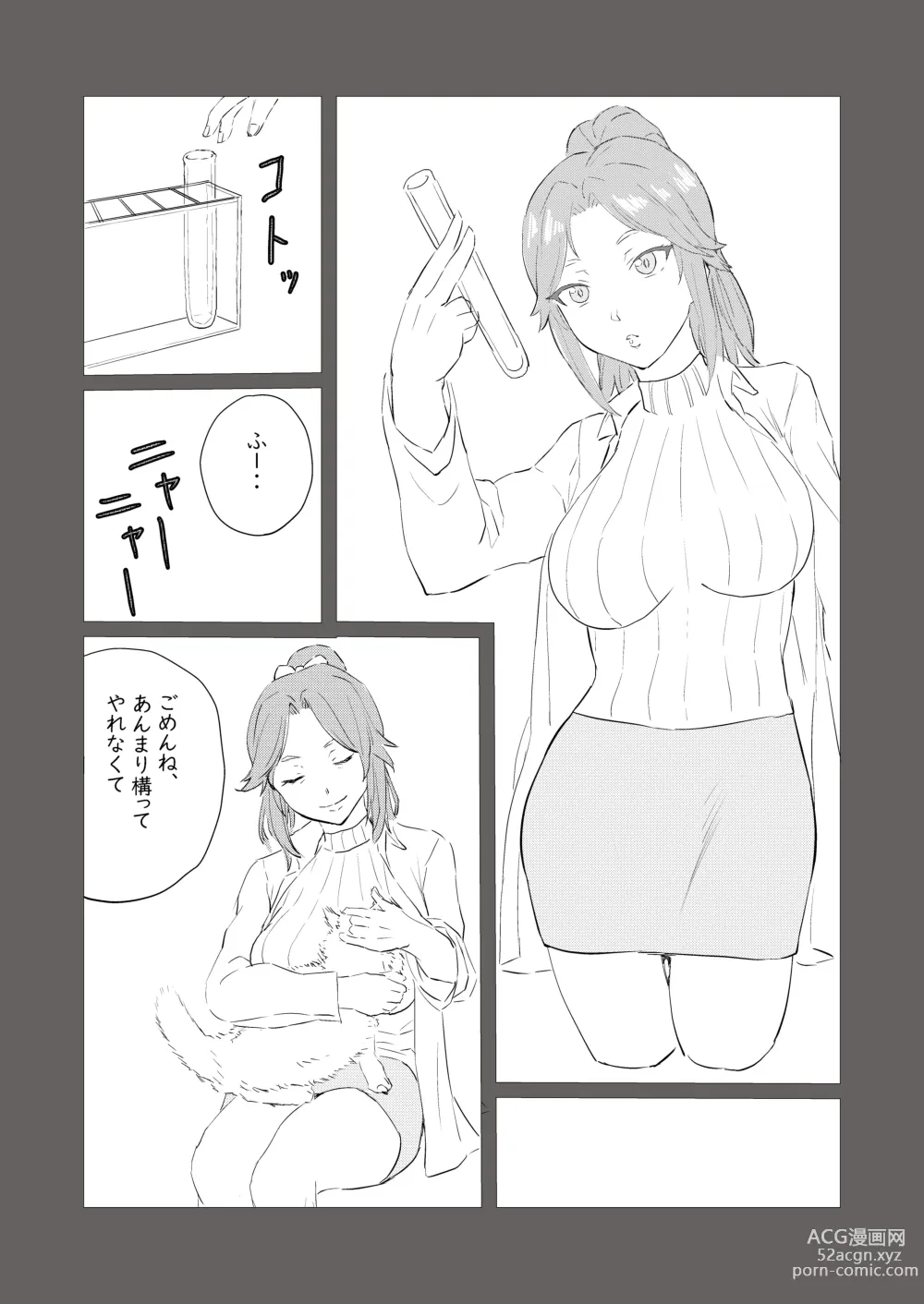 Page 5 of doujinshi bijin kenkyūin, shiranumani omocha ni ochiru