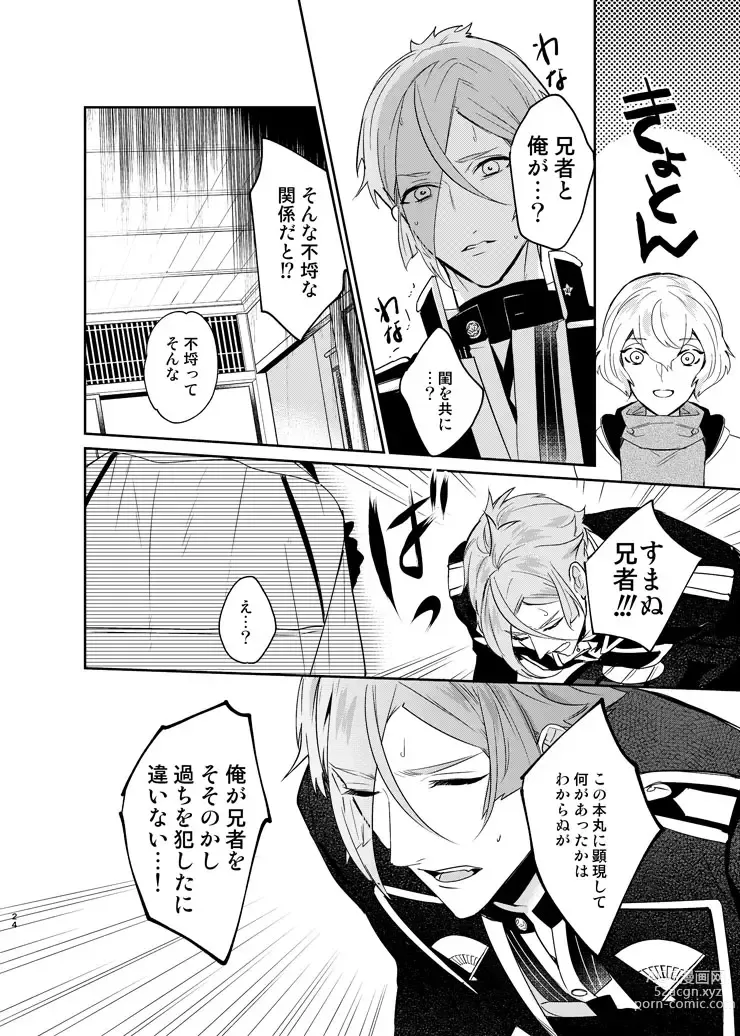 Page 21 of doujinshi Koyoi sendome no shoya o