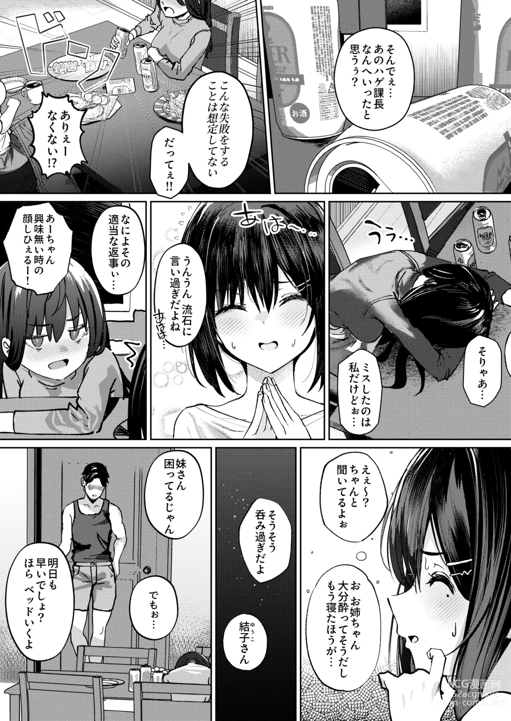 Page 2 of doujinshi Onee-chan no Kareshi Ubattemita