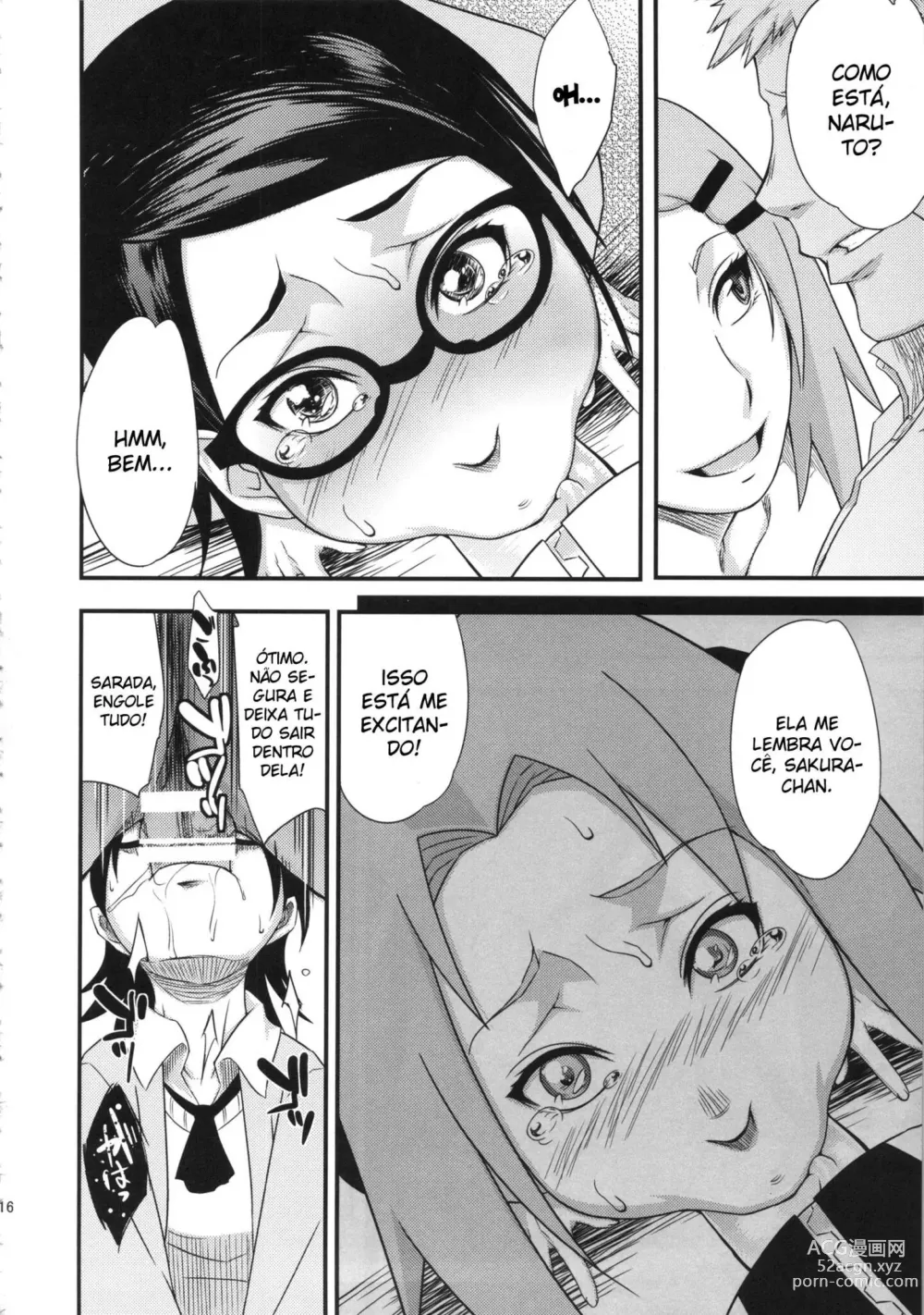 Page 14 of doujinshi Konoha-don Naruto e Sakura  sahara wataru