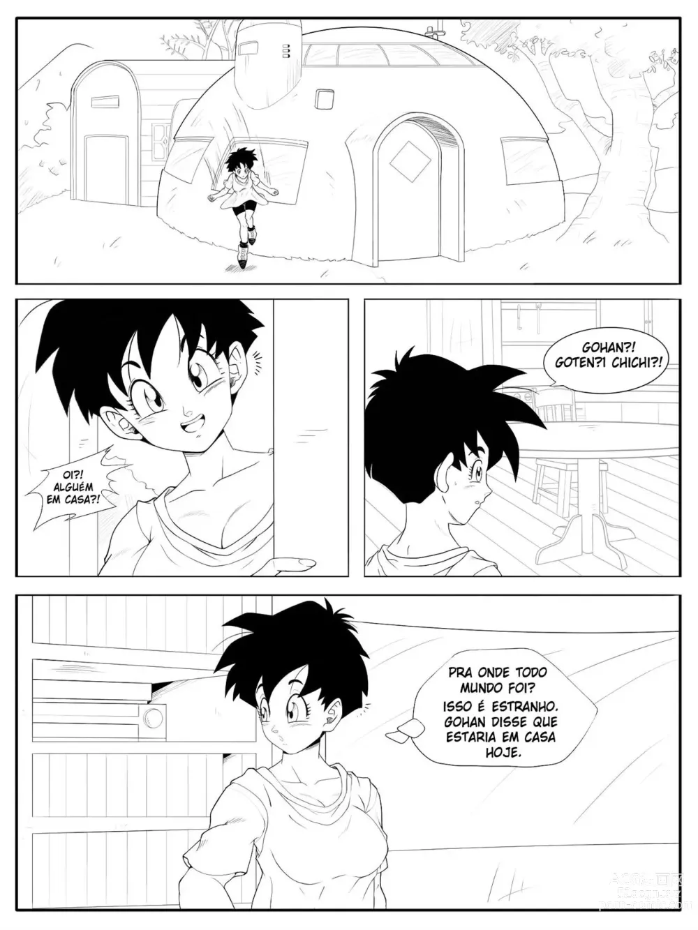 Page 3 of doujinshi Sloghy Goku e Videl treinamento