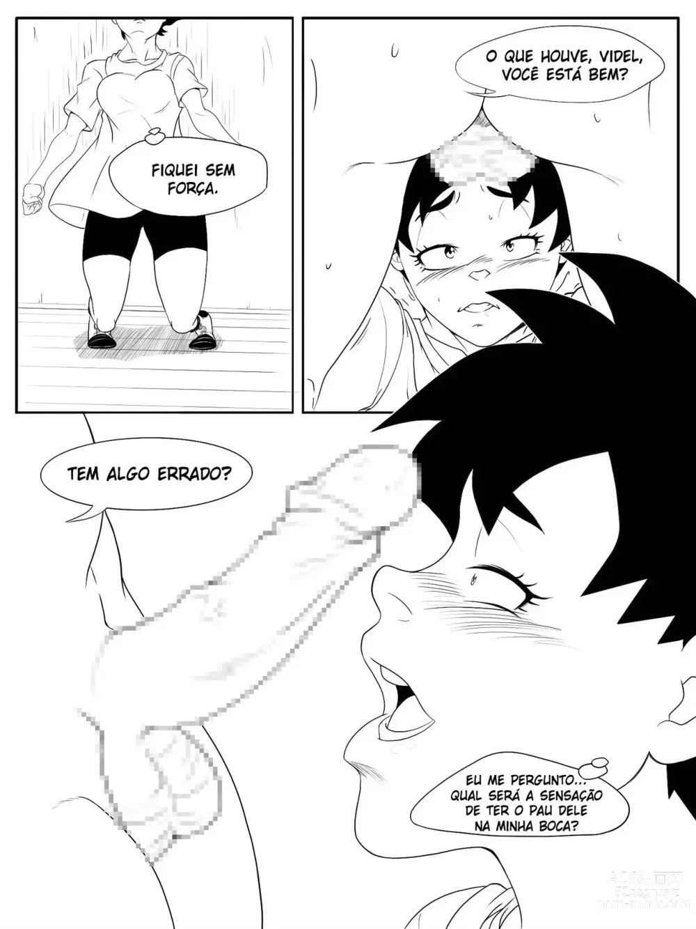 Page 8 of doujinshi Sloghy Goku e Videl treinamento