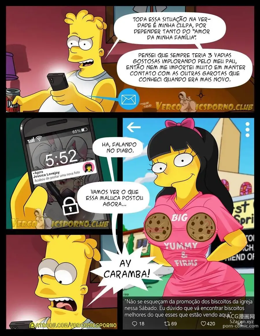 Page 4 of doujinshi croc milky_bunny The Simpsons - Bart comendo a ex