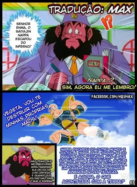 Page 3 of doujinshi Dragon Ball a vingança de Nappa