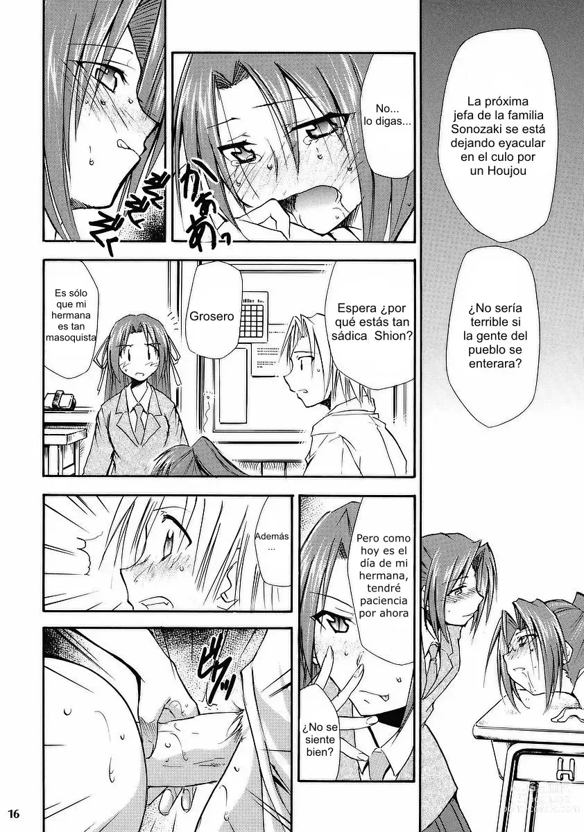 Page 13 of doujinshi Higurashi no Naku You ni