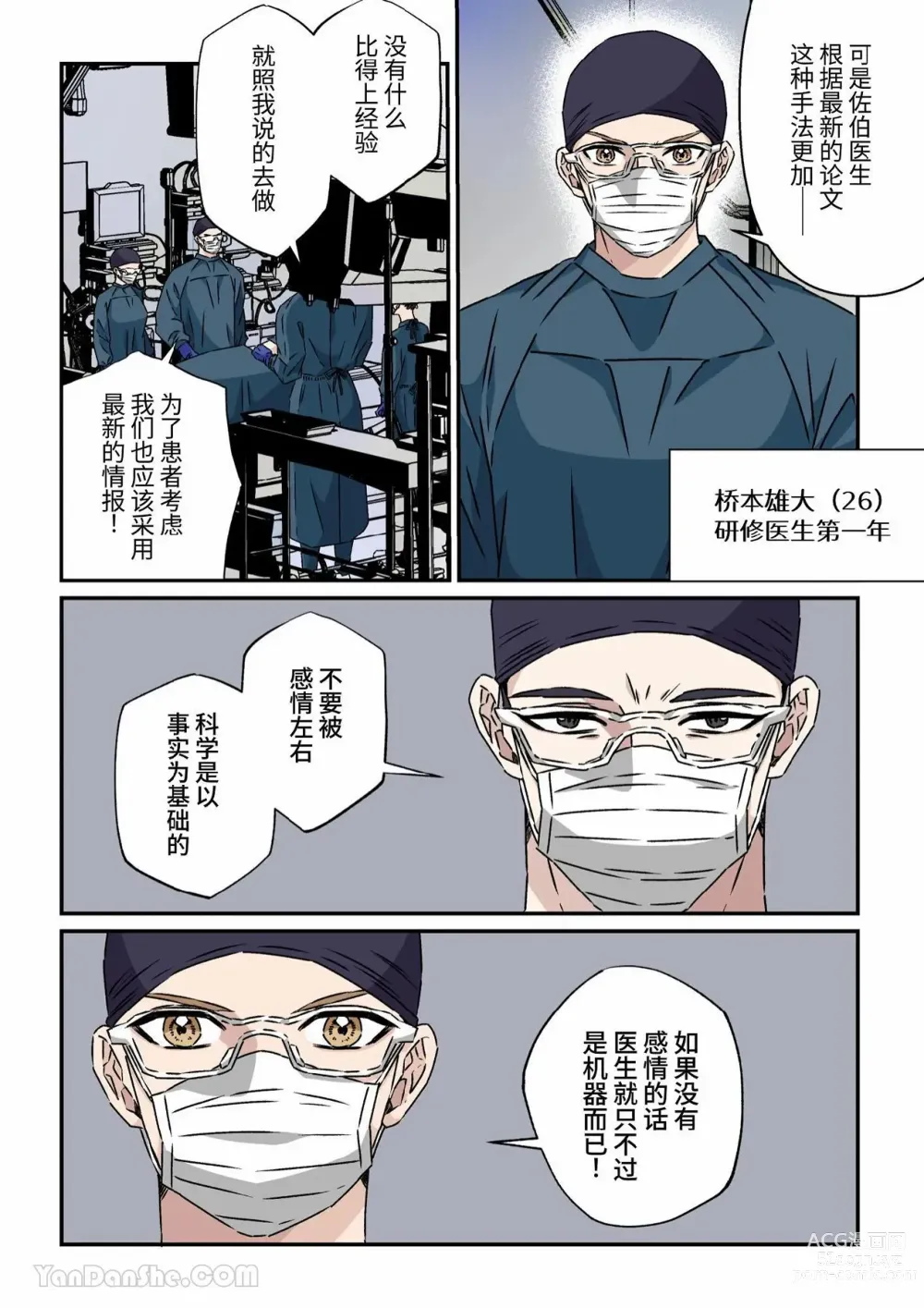 Page 2 of doujinshi 傲慢的外科主任被研修醫生2人組攻陷墮入泥潭