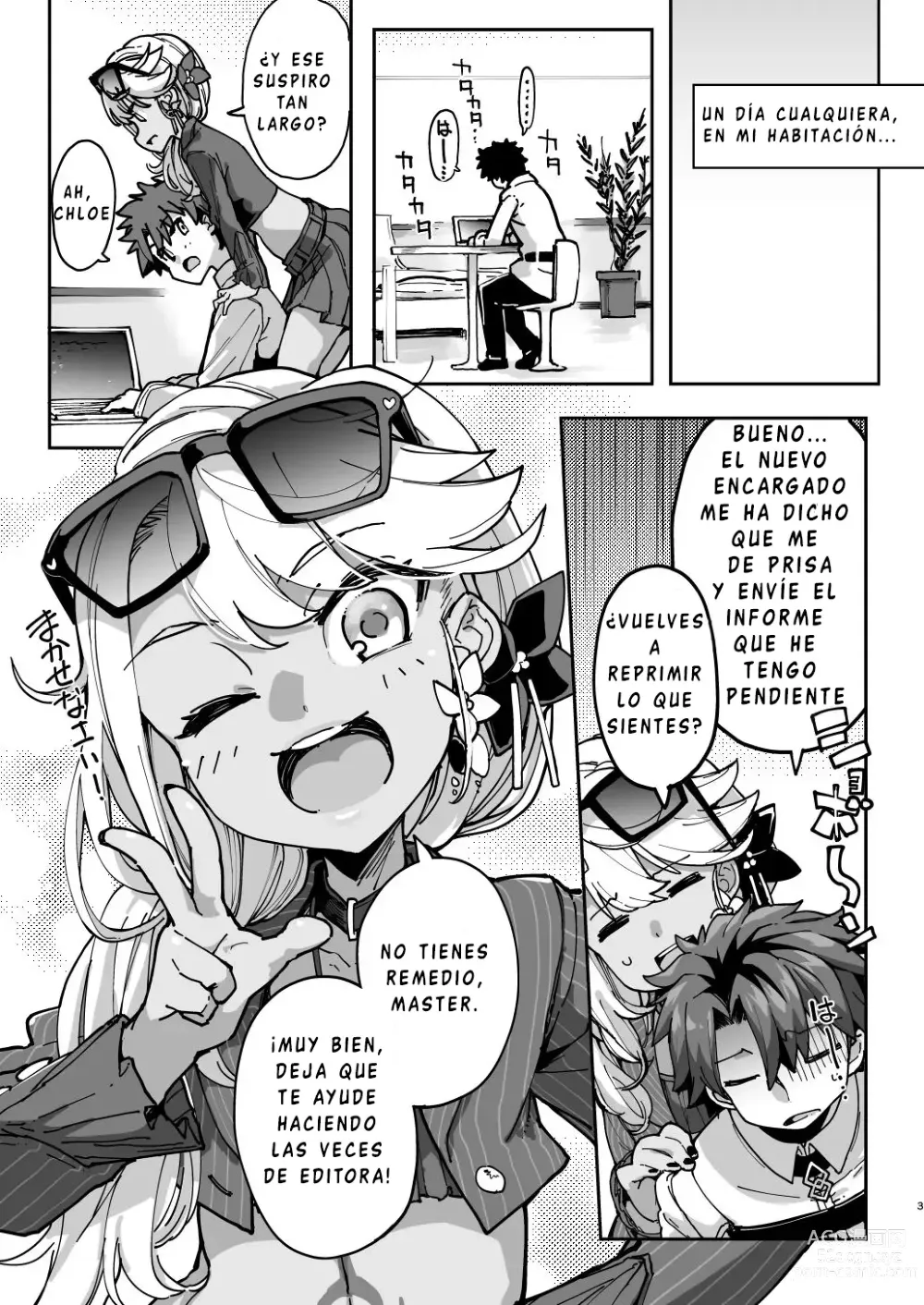 Page 2 of doujinshi Shasei Kanrisha Chloe