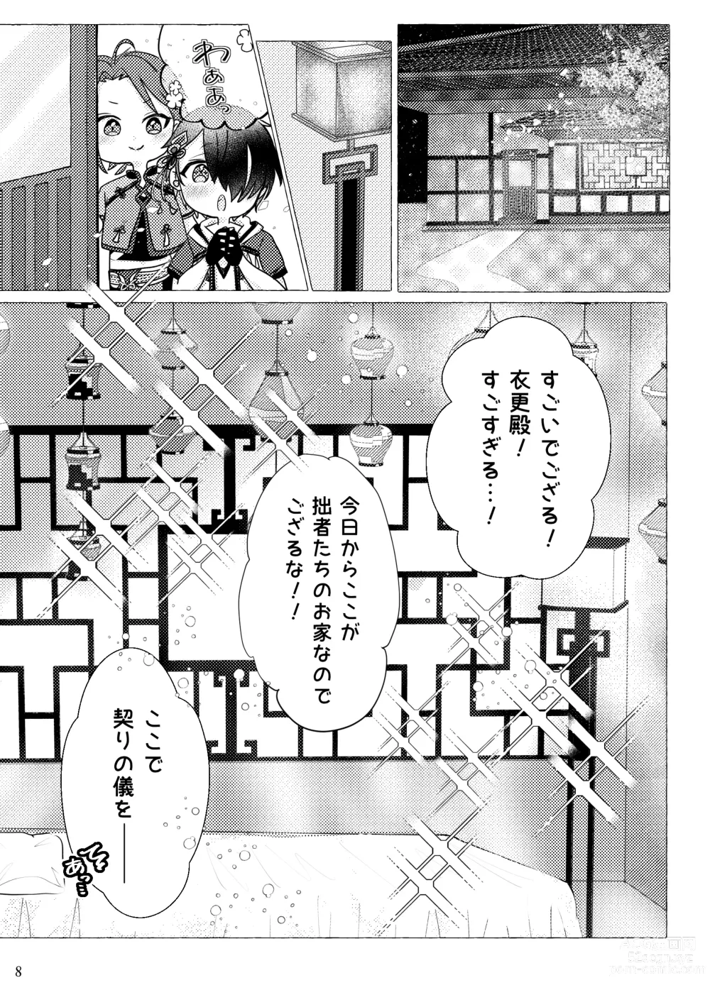 Page 7 of doujinshi Koi ni chikatte, ai wo chigitte