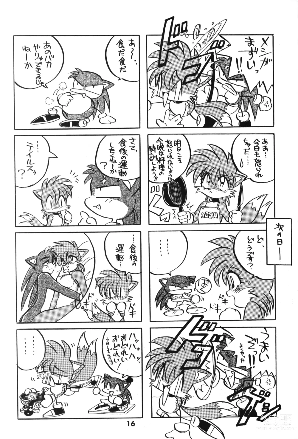 Page 15 of doujinshi Shippo ga Fuwa-fuwa!