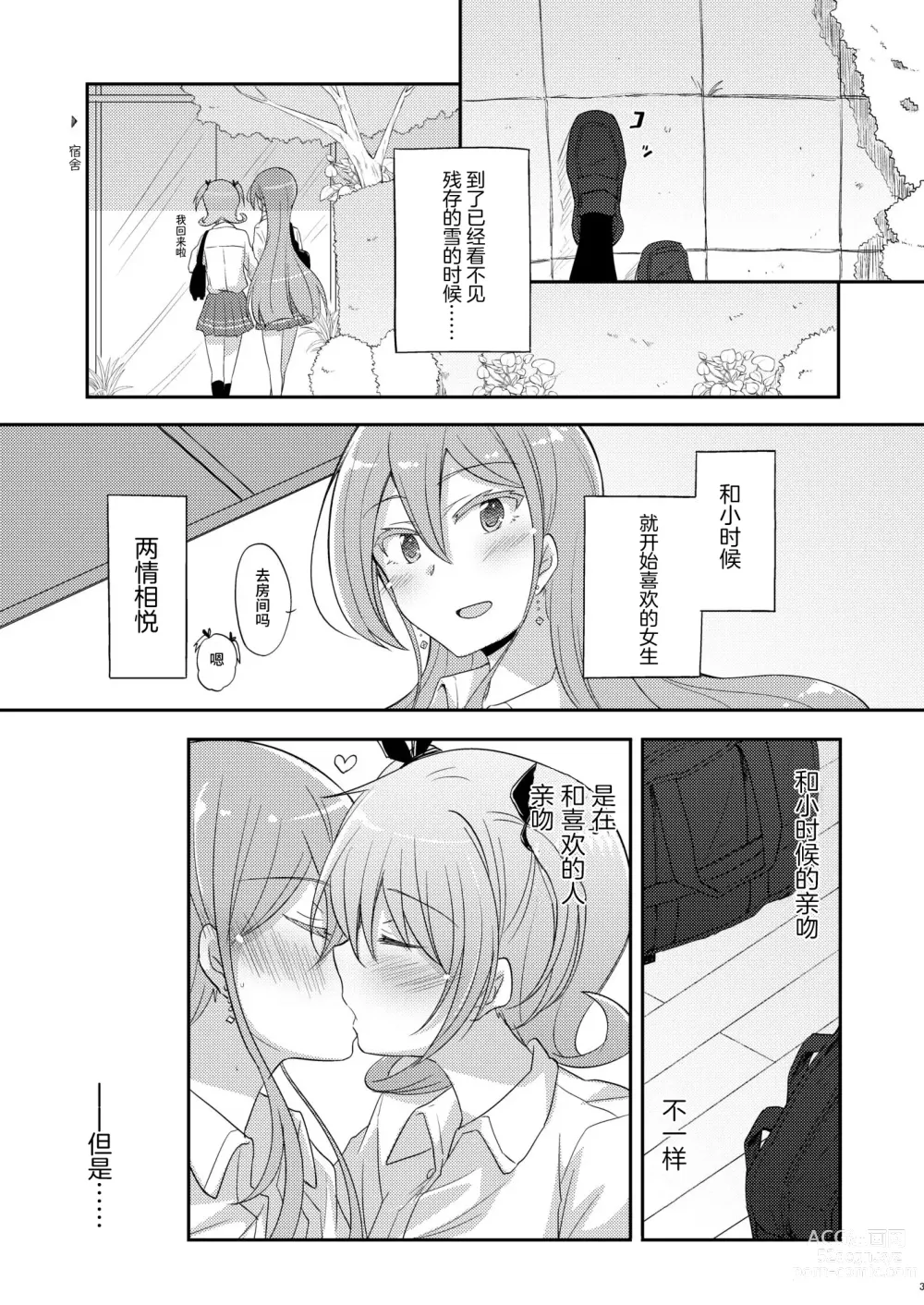 Page 2 of doujinshi 零距離的雪之戀