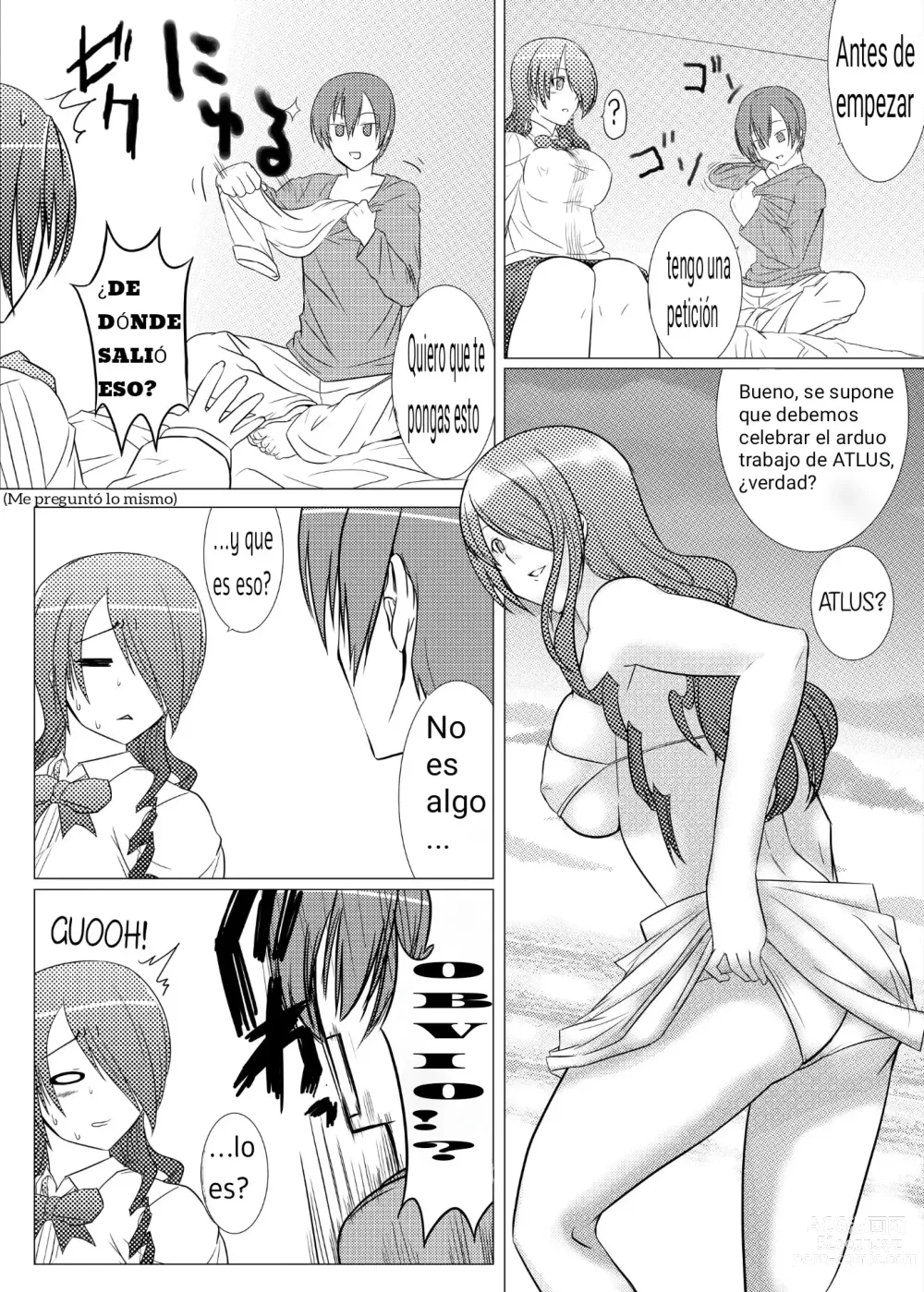 Page 7 of doujinshi Aigis Puede ser Canon, pero Somos Fans de Mitsuru.