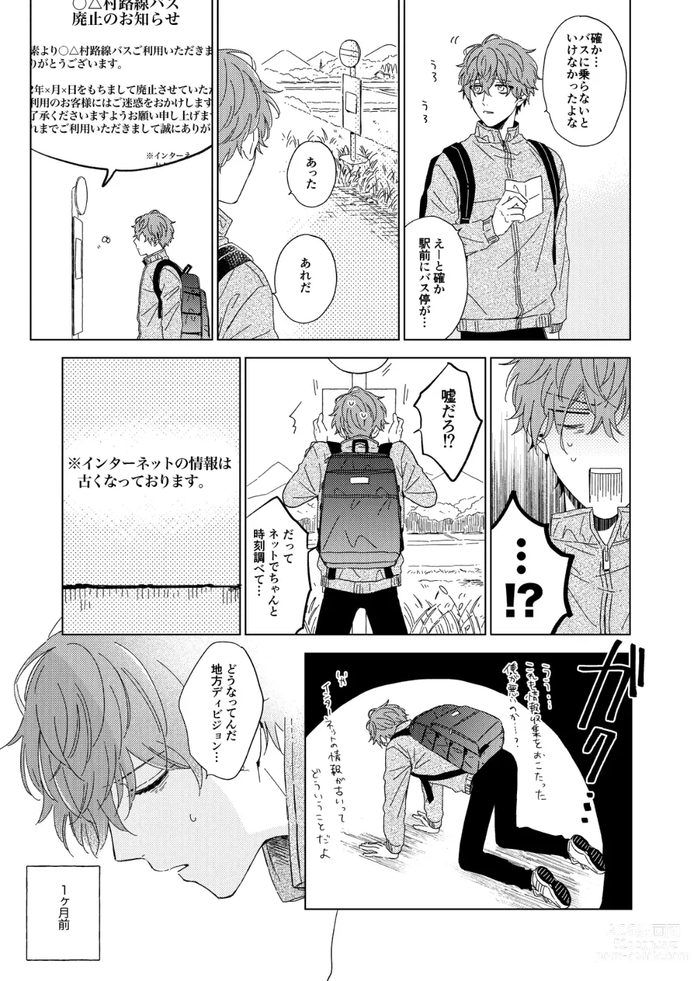 Page 4 of doujinshi LONG SHOT