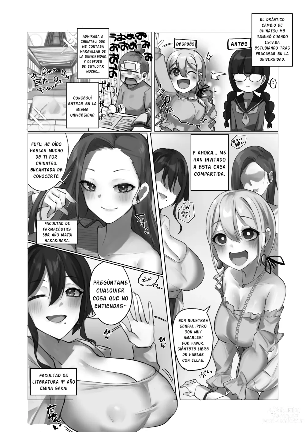 Page 4 of doujinshi Youkoso Share House e