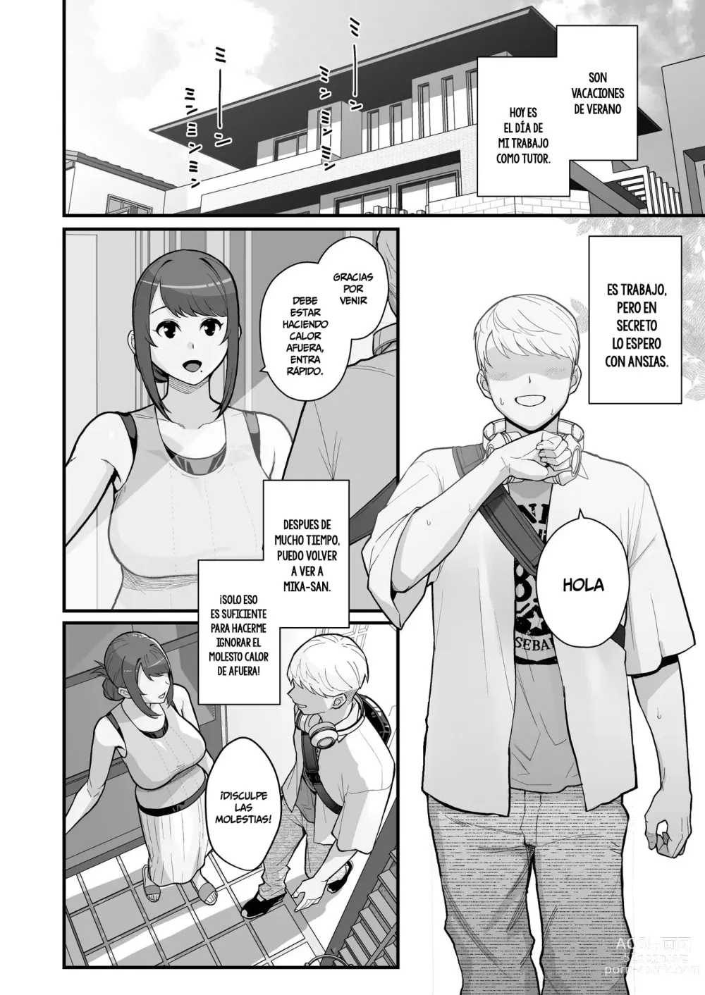 Page 4 of doujinshi Un Libro Sobre Visitar La Casa De Una Mujer Casada A Plena Luz Del Día