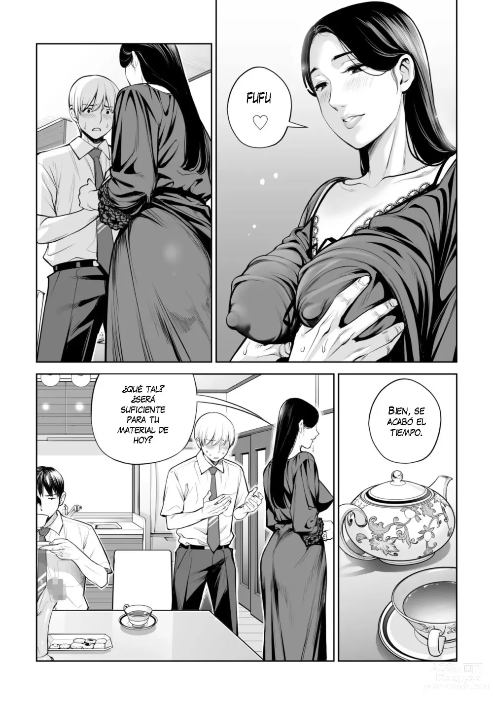 Page 33 of doujinshi Kurokami Onna no Fudeoroshi ~Himitsu no Heya de Nakadashi Sasete Ageru wa~