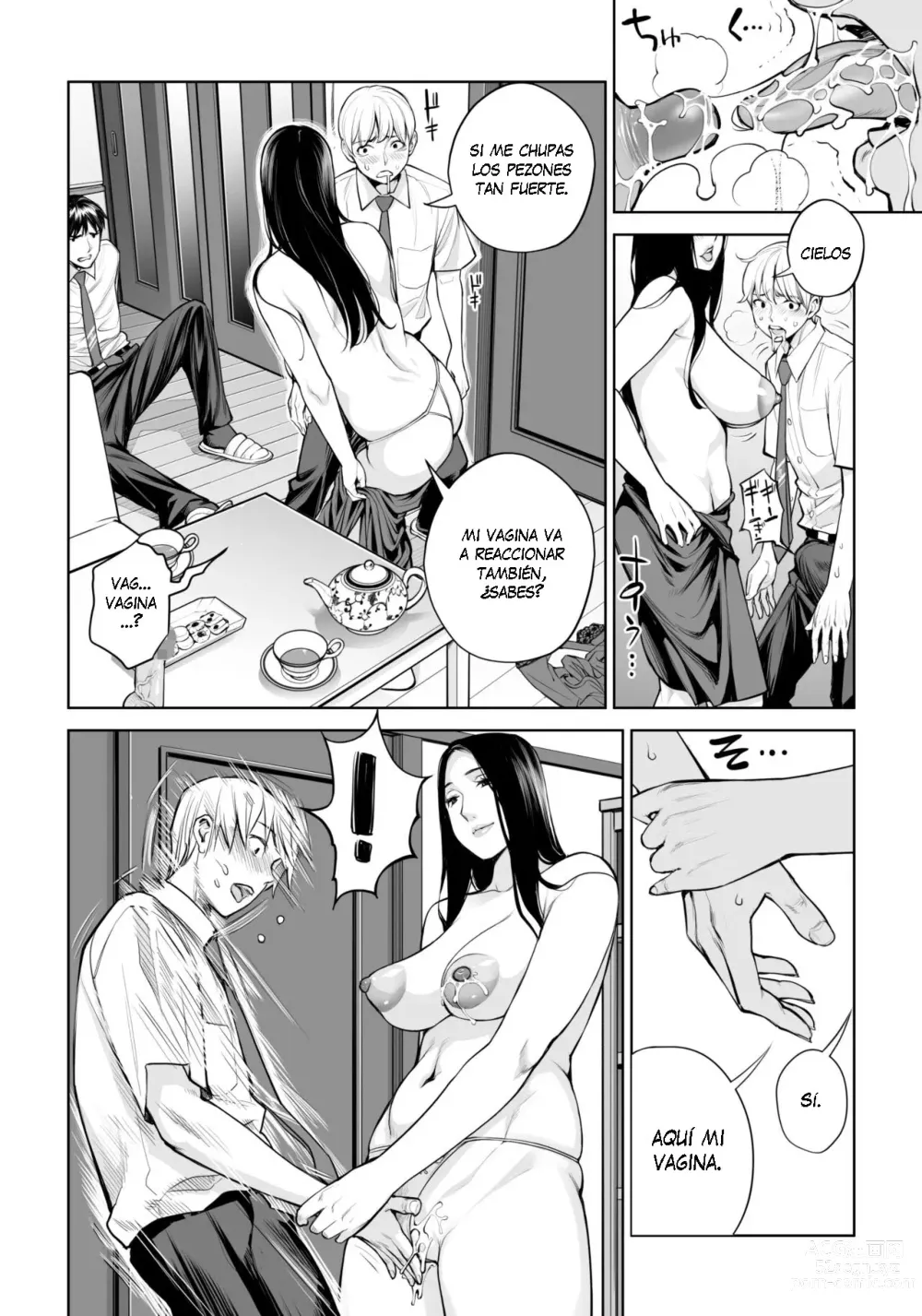 Page 42 of doujinshi Kurokami Onna no Fudeoroshi ~Himitsu no Heya de Nakadashi Sasete Ageru wa~