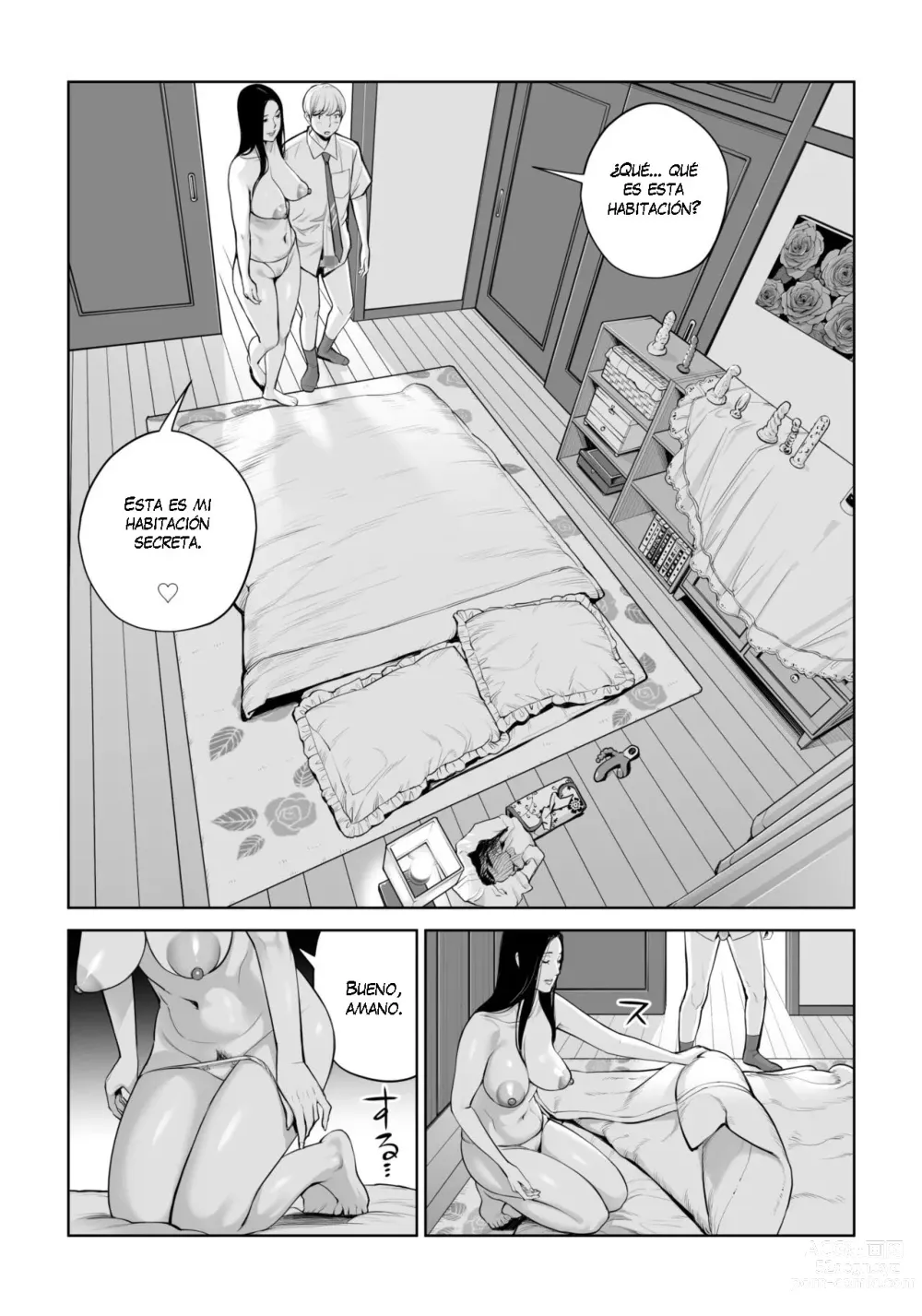 Page 53 of doujinshi Kurokami Onna no Fudeoroshi ~Himitsu no Heya de Nakadashi Sasete Ageru wa~