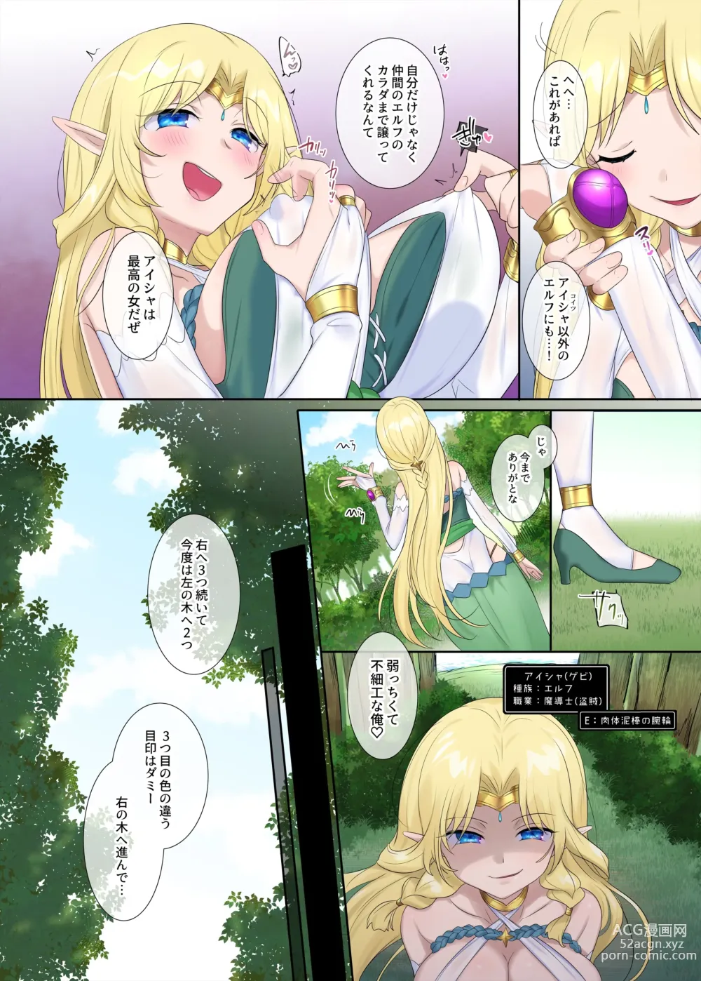 Page 22 of doujinshi Nikutai Dorobou no Udewa - Bracelet of Body Thief