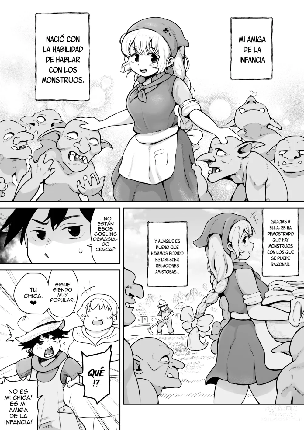 Page 1 of doujinshi Osananajimi ga Goblin ni Omochigaeri sareta Hanashi