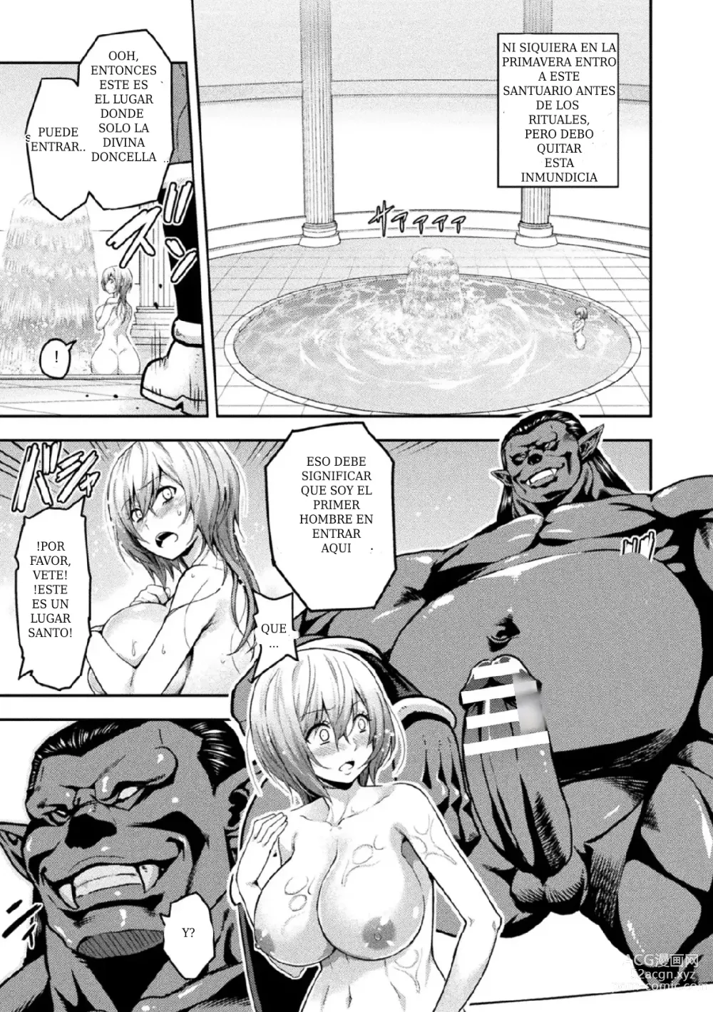 Page 6 of manga ERONA 2 Orc no Inmon ni Modaeshi Miko no Nare no Hate Sanwa Mesubuta Shitto Zenpen