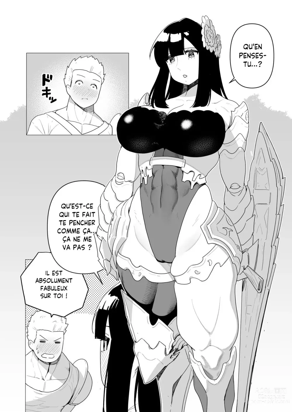 Page 29 of doujinshi La Chevaleresse en Armure Lourde veut être Enlacée