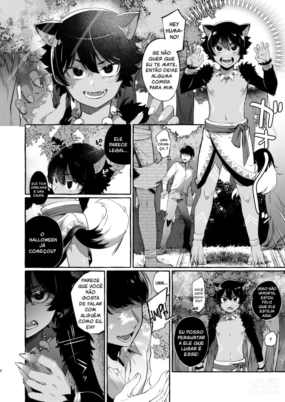 Page 3 of doujinshi Isekai Teni Shite Mazoku Shota ni Tanetsuke Shitara Mechakucha Natsukareta.