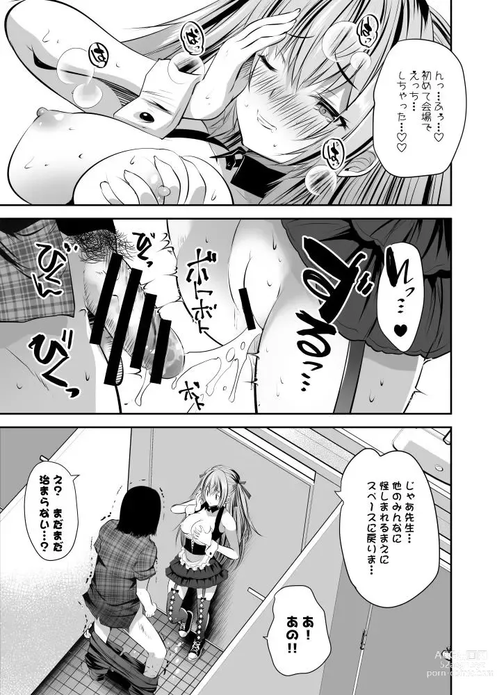 Page 17 of doujinshi Cos Uriko Mako-chan Eve-chuu Naisho Ecchi