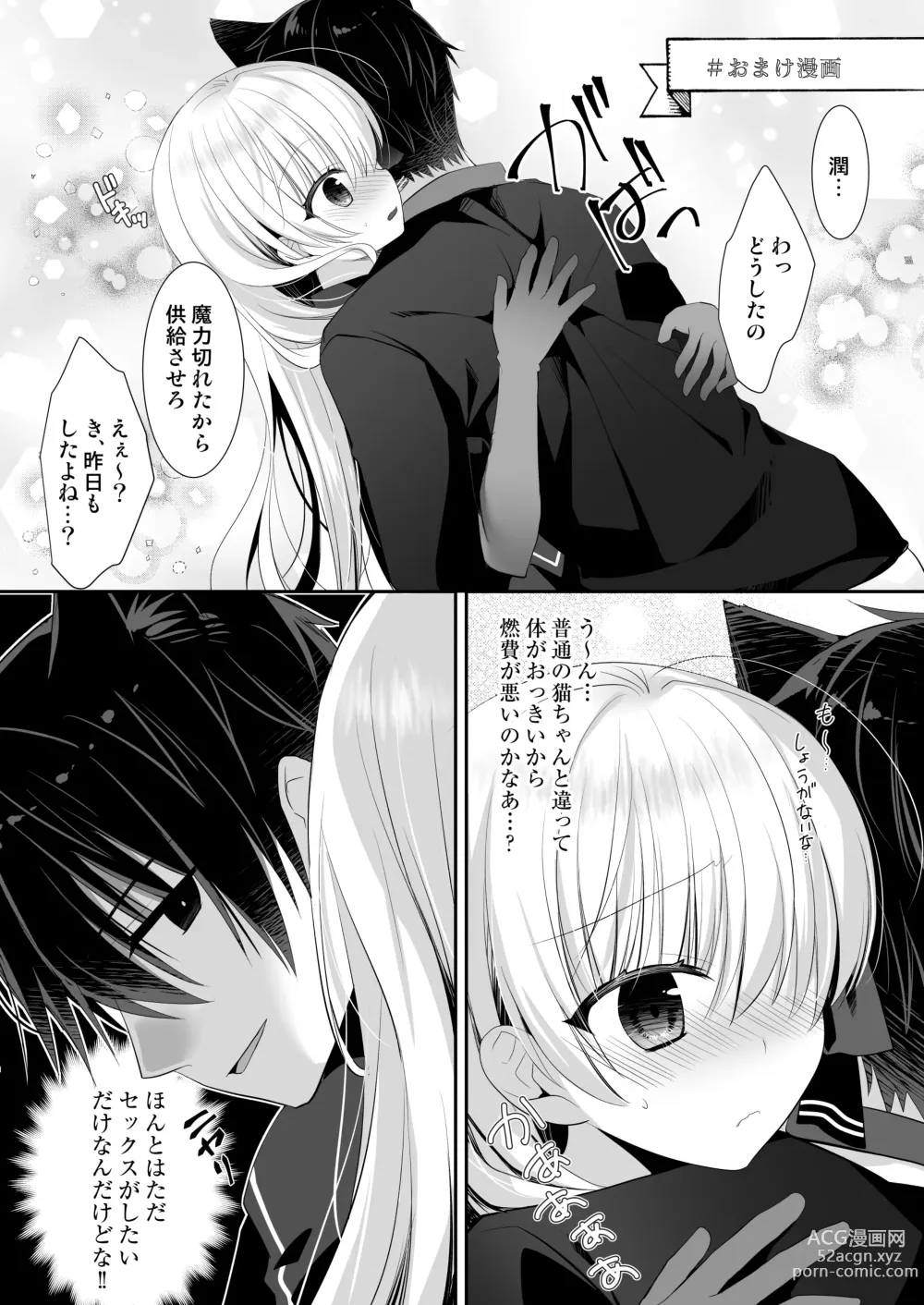 Page 36 of doujinshi Ponkotsu Majo to Ijiwaru na Neko. -Shoukan Shita Tsukaima ga Iu Koto o Kiite Kuremasen!-