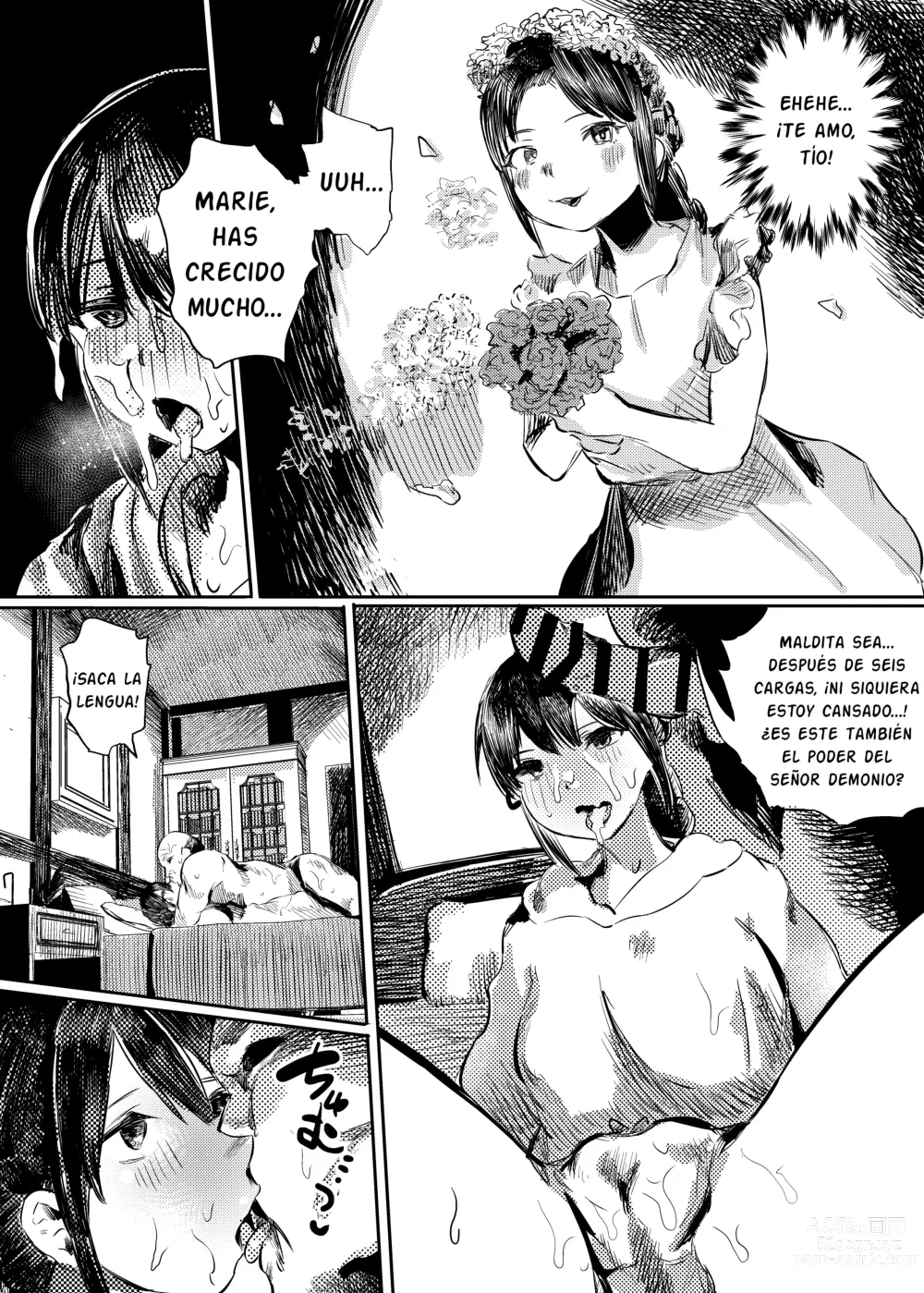 Page 9 of doujinshi Marie to, Saimin Netorare Mura.