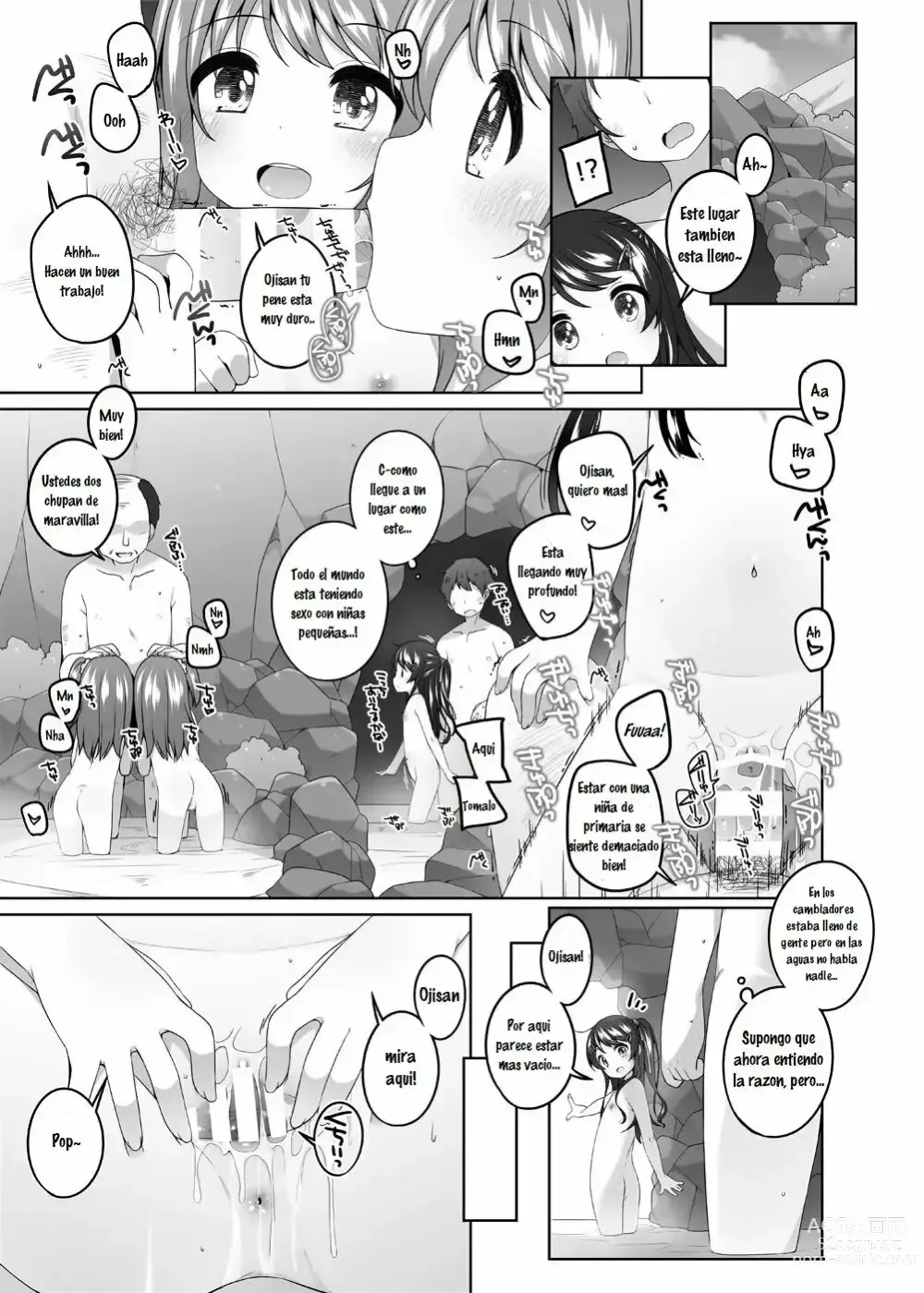 Page 4 of doujinshi Kodomo Onsen -Runa-chan no Baai-