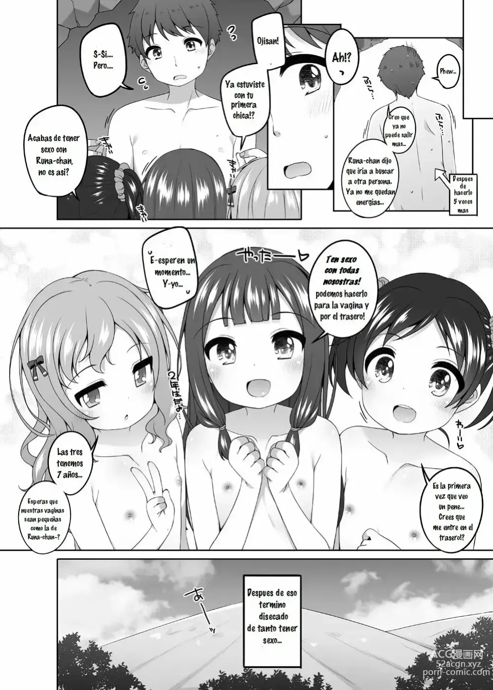 Page 9 of doujinshi Kodomo Onsen -Runa-chan no Baai-