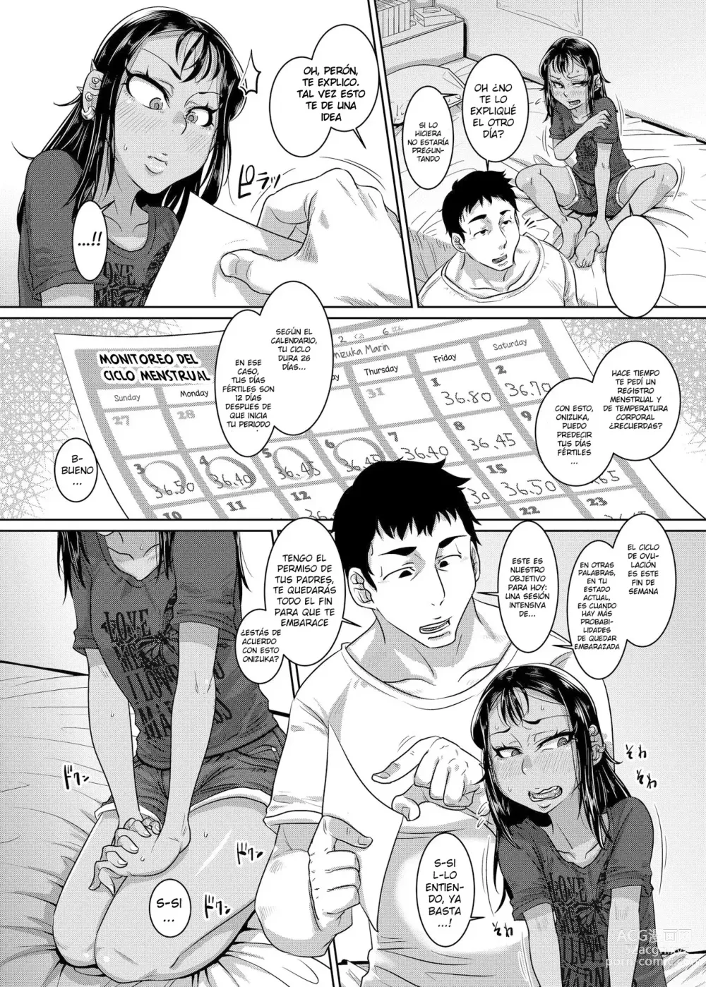 Page 3 of doujinshi CHOCOLATE GIRL 4 Chapter 2 Kuro Loli Yankee ga Manabu Ninshin Katsudou ~Kikenbi Otomari Tanetsuke Hen~