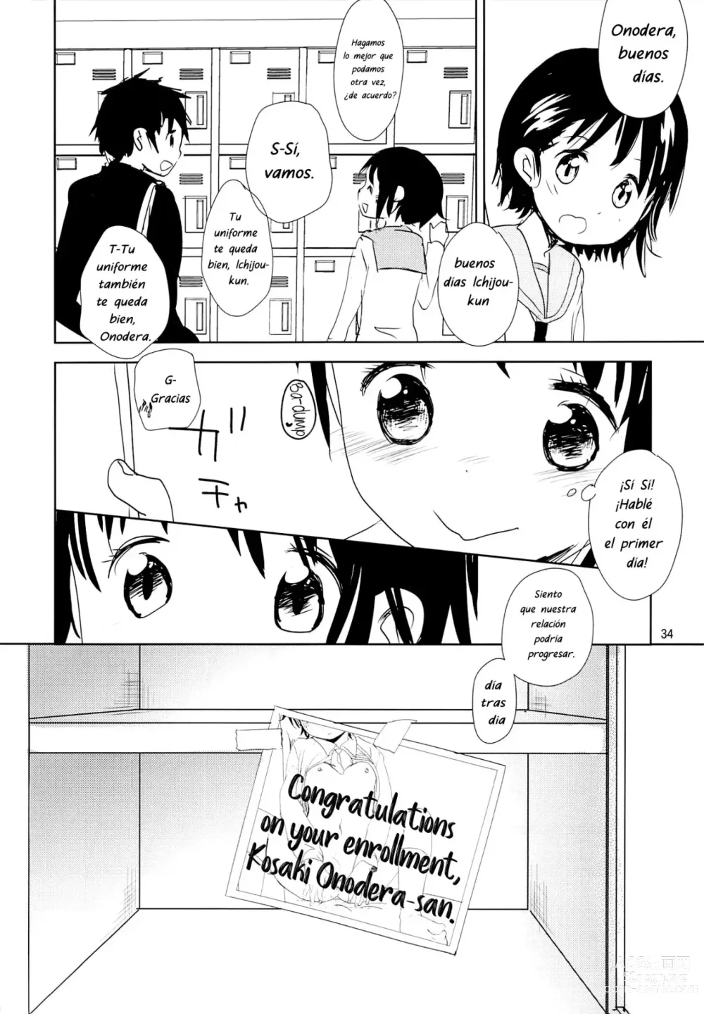 Page 33 of doujinshi How Kosaki Onodera Passed her Exam.