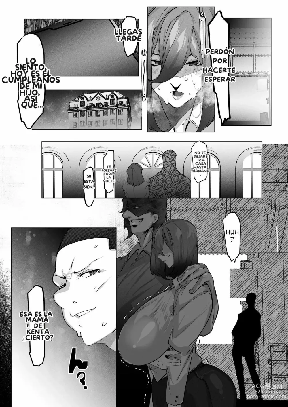 Page 32 of doujinshi Una Madre se disculpa desnuda mientras folla por un robo en una tienda que cometio por error su hijo