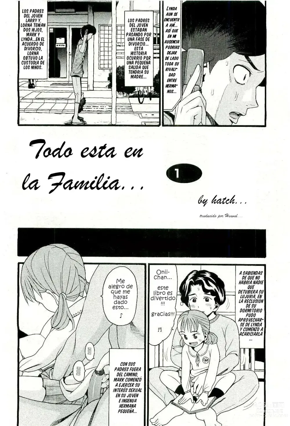 Page 2 of manga Todo Queda en la Familia Cap. 1-2