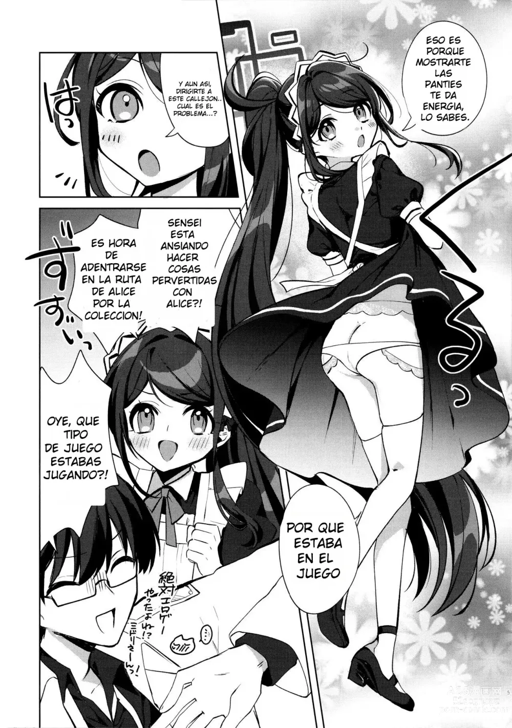 Page 6 of doujinshi Alice, Sensei Route ni Totsunyuu desu!