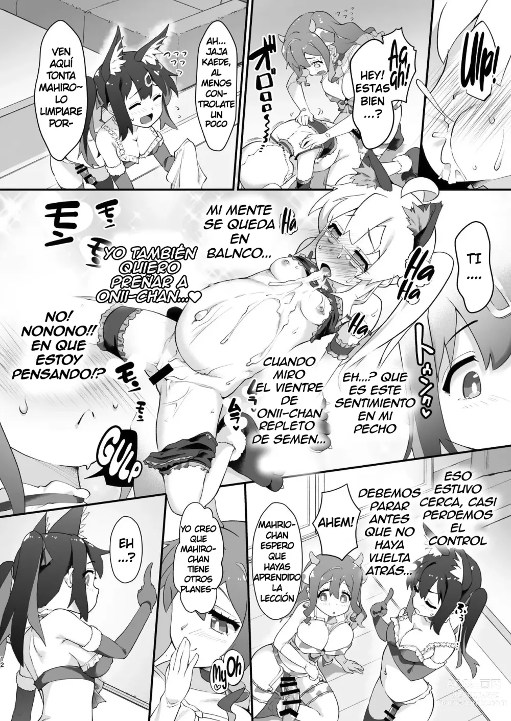 Page 11 of doujinshi Onii-chan se Volvio una Puta, Asi que lo Vamos a Castigar