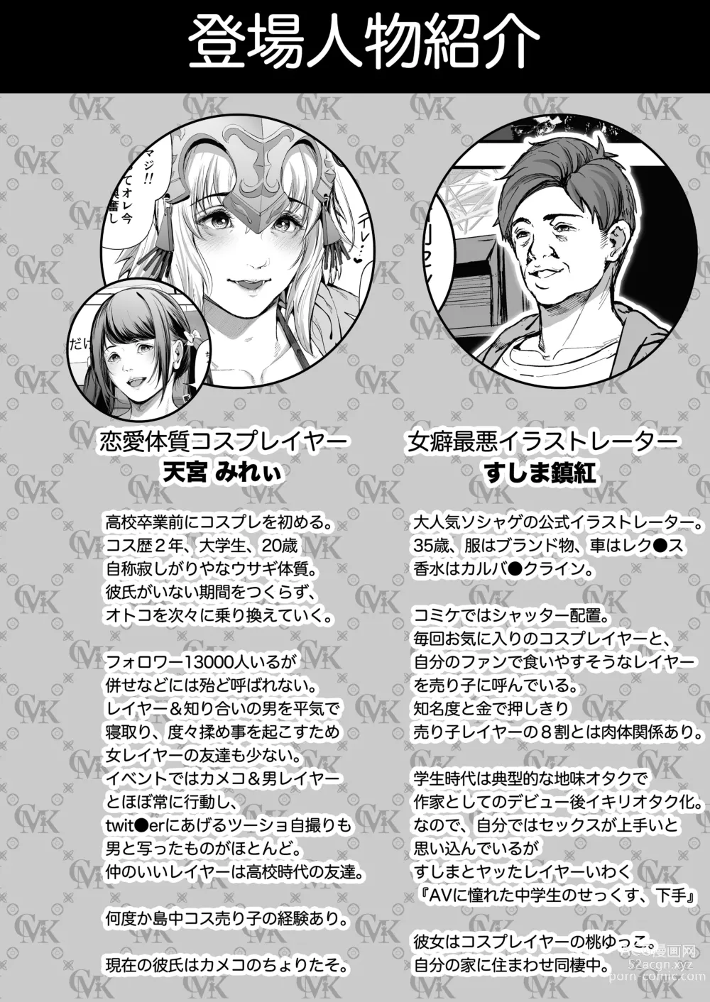 Page 63 of doujinshi コスは淫らな仮面 総集編＆誰が早くヤれるか！？初心者レイヤーコスハメレース編