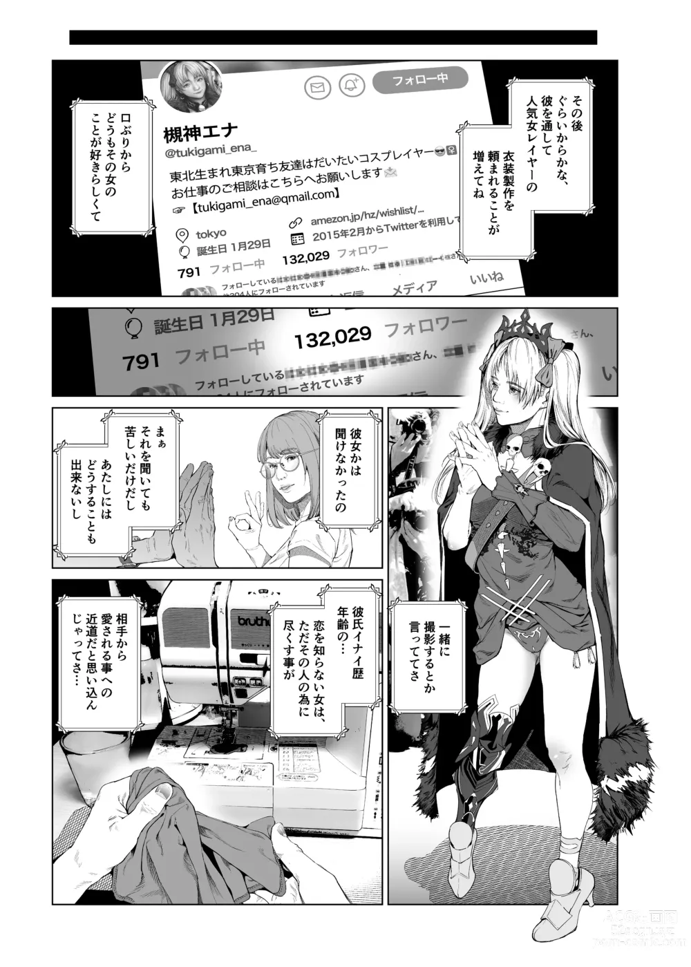 Page 16 of doujinshi Cos wa Midara na Kamen Ninki Ikemen Layer no SeFri Ken Ishou Seisaku Tantou no Zoukei Layer wa Honmei Kanojo no Yume o Miru ka